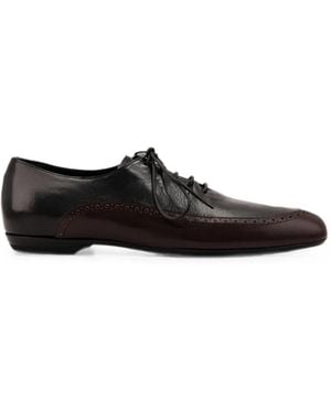 Dries Van Noten Leather Brogues - Black