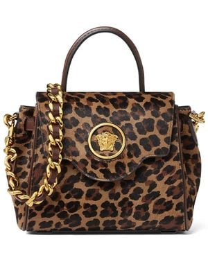 Versace Borsa Tote La Medusa - Marrone