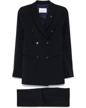 Manuel Ritz Wool Suits - Black