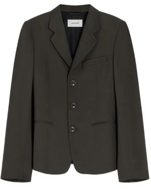Lemaire Single-Breasted Tailored Blazer - Black