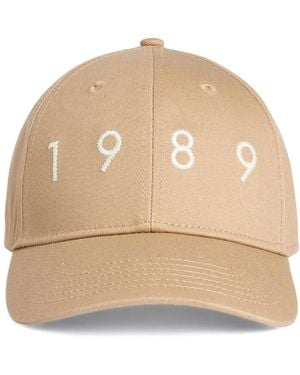 1989 STUDIO Pet Met Geborduurd Logo - Naturel