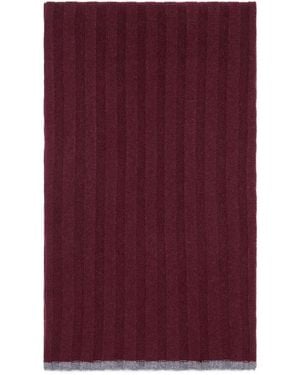 Brunello Cucinelli Gerippter Strickschal - Lila