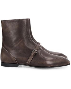 Church's Suzanne Buckle-Strap Ankle Boots - Brown
