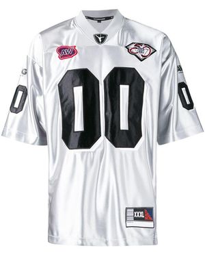 Alexander Wang Football Jersey T Shirt - Metallic