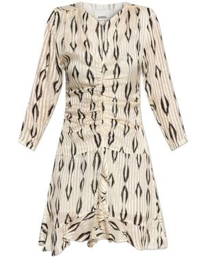 Isabel Marant Octavia Mini Dress - Natural