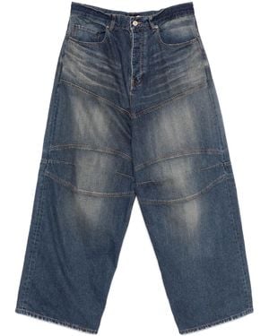 Balenciaga ロゴパッチ ジーンズ - ブルー