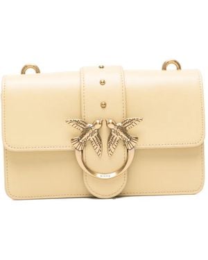 Pinko Bolso De Hombro Love Birds Con Apliques - Neutro