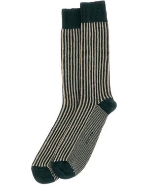 ANT45 Calcetines Capri A Rayas - Verde