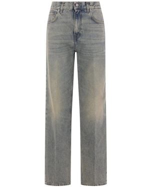 Haikure Button Jeans - Gray
