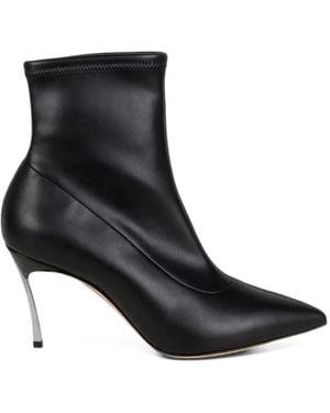 Casadei Blade Ankle Boots - Black