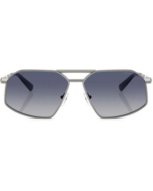 Michael Kors Mar Vista Pilot-Frame Sunglasses - Blue