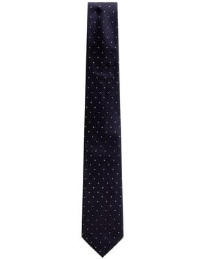 Tom Ford Stropdas Met Stippen - Blauw