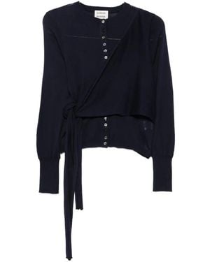 Damson Madder Venna Wrap Cardigan - Blue