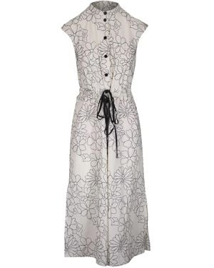 Bogner Cecile Midi-Jurk - Grijs