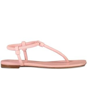 Gianvito Rossi Flache Juno Thong 05 Sandalen - Pink