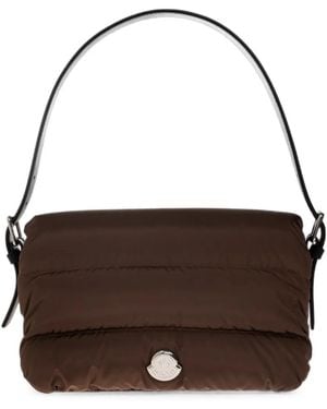 Moncler Caradoc Quilted Shoulder Bag - Brown