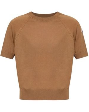 Moncler Raglan-Sleeve Sweater - Brown