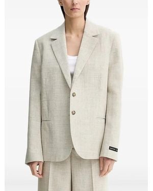 Herskind Notched-Lapel Linen Blazer - Natural