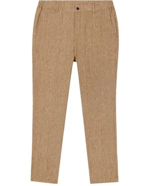 Brooks Brothers Linen Trousers - Natural