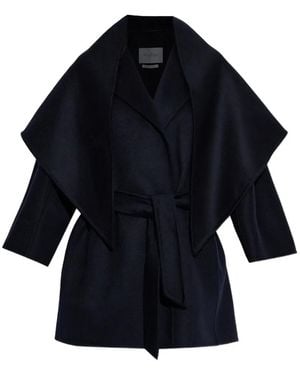 Max Mara Detto Belted Coat - Blue