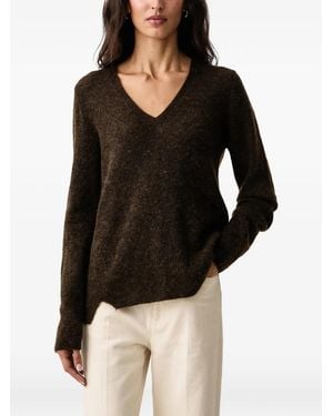 Mos Mosh Mape Sophia V-Neck Sweater - Black