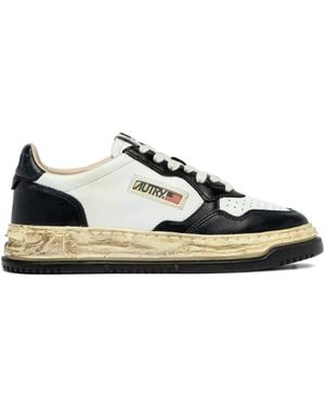 Autry X Maison Mihara Yasuhiro leather sneakers - Schwarz