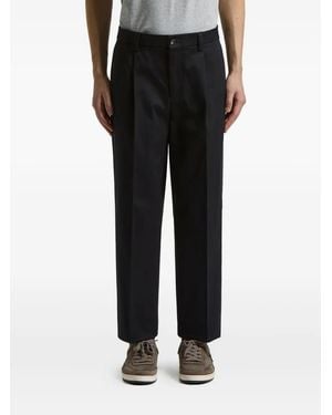 Peserico Pleated Button-fastening Trousers - ブラック