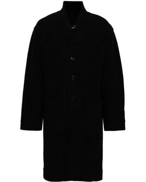 Isabel Benenato Cappotto Monopetto - Nero