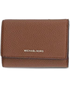 MICHAEL Michael Kors Leren Portemonnee Met Rits - Bruin