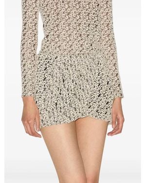 Isabel Marant Stacya Mini Skirt - Natural