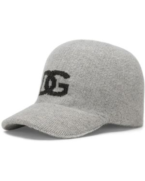 Dolce & Gabbana インターシャニット カシミアトップ - グレー