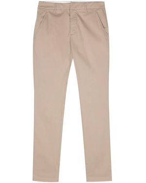 Dondup Gaubert Straight-Leg Trousers - Natural