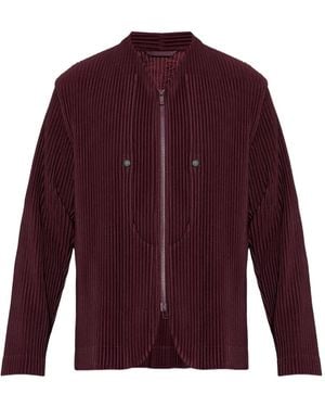 Homme Plissé Issey Miyake Quarry Zip-Up Jacket - Purple