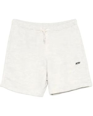 Autry Drawstring Shorts - White