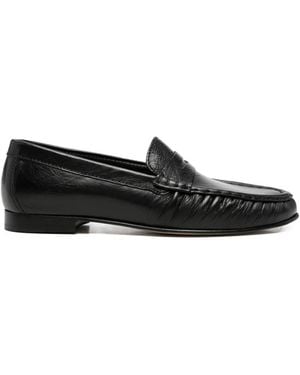 Poeve Leather Loafers - Black