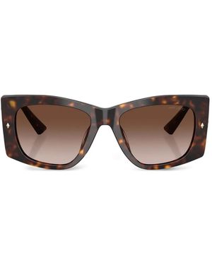 Jimmy Choo Gabi Logo Sunglasses - Brown