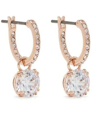 Swarovski Stilla Drop Earrings - White
