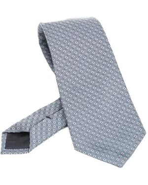 Giorgio Armani Dot-Pattern Tie - Blue