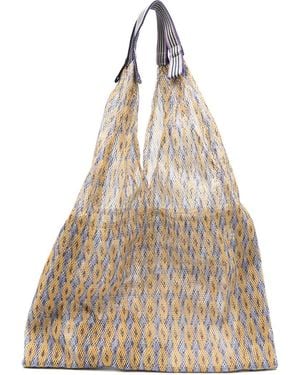 Epice Sac Cabas À Motif Géométrique - Neutre
