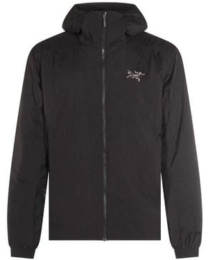 Arc'teryx Chaqueta Con Capucha Y Logo Bordado - Negro