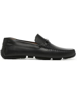 Bally ホースビット レザーローファー - ブラック