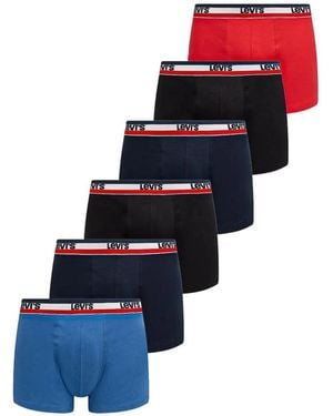Levi's Badehose Mit Logo-Bund (6Er-Set) - Blau