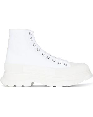 McQueen Tread Slick ハイカット スニーカー - ホワイト