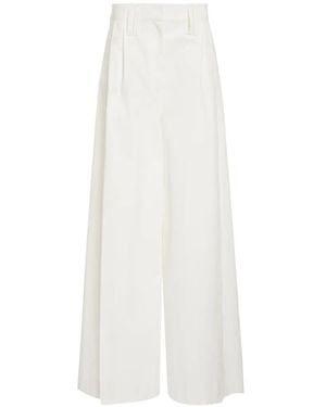 A.W.A.K.E. MODE Wide-Leg Pants - White