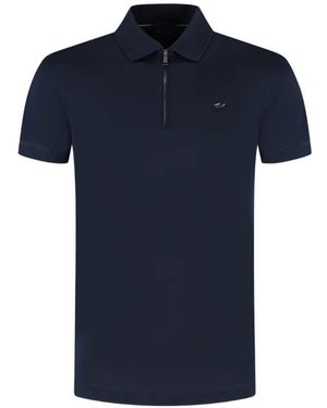 Paul & Shark Polo With Zip - Blue