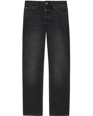 Anine Bing Nix Cropped Jeans - Grey