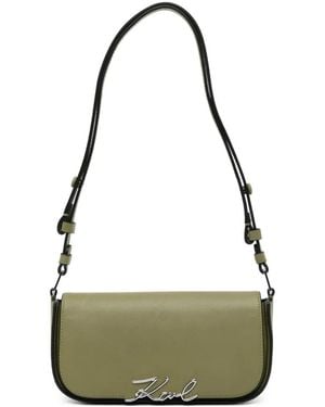 Karl Lagerfeld ショルダーバッグ - グリーン