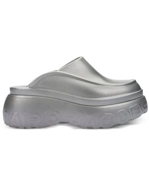 Marc Jacobs X Melissa Logo-Embossed Mules - Grey