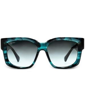 Max Mara Eyewear Marble Square Sunglasses - Blue