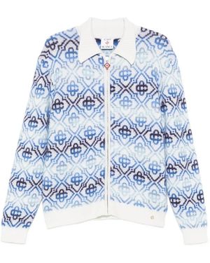 CASABLANCA Zip-up cardigan - Blau